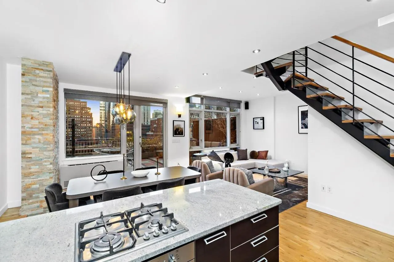 Luxurious 4 Bedroom Penthouse New York Appartamento